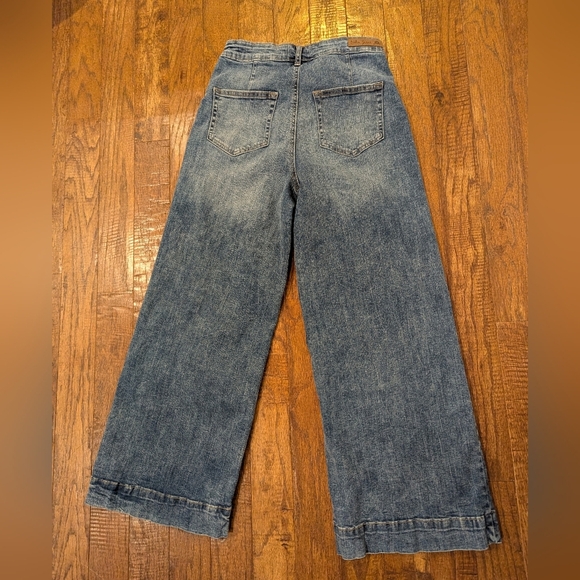 Suko Wide-Leg Denim Jeans Size 6, Light Blue - Picture 6 of 16